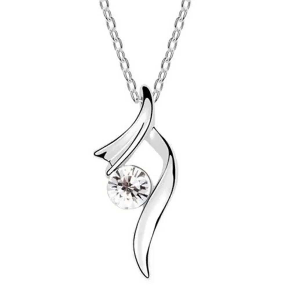 Luxury Platinum Necklace - Ladies Sophisticated Necklace